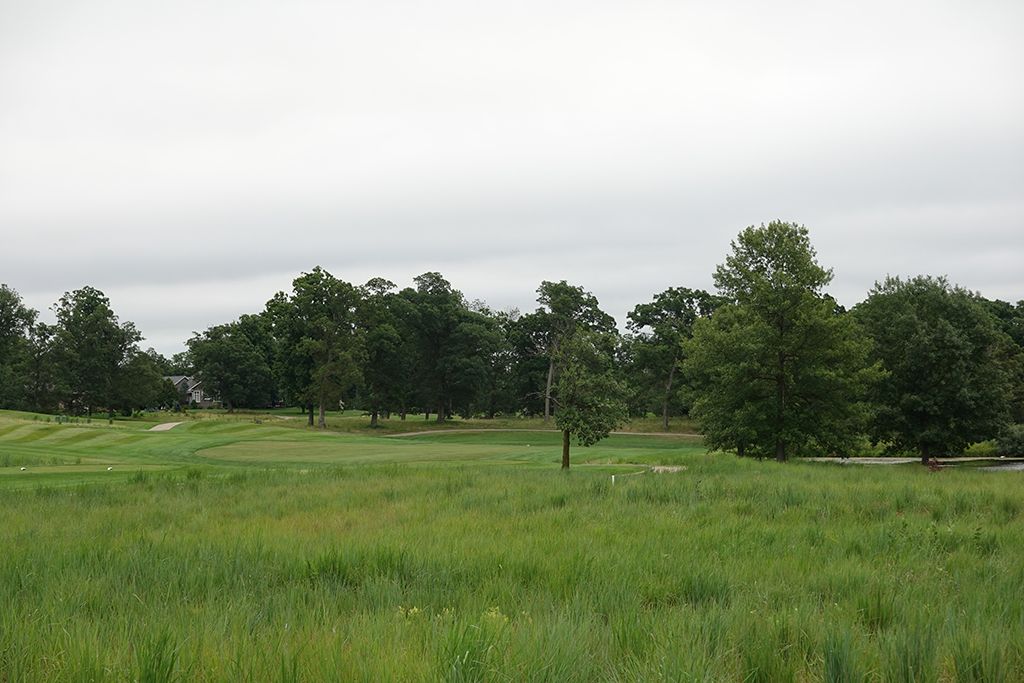 9th Hole at Spirit Hollow Golf Course (424 Yard Par 4)